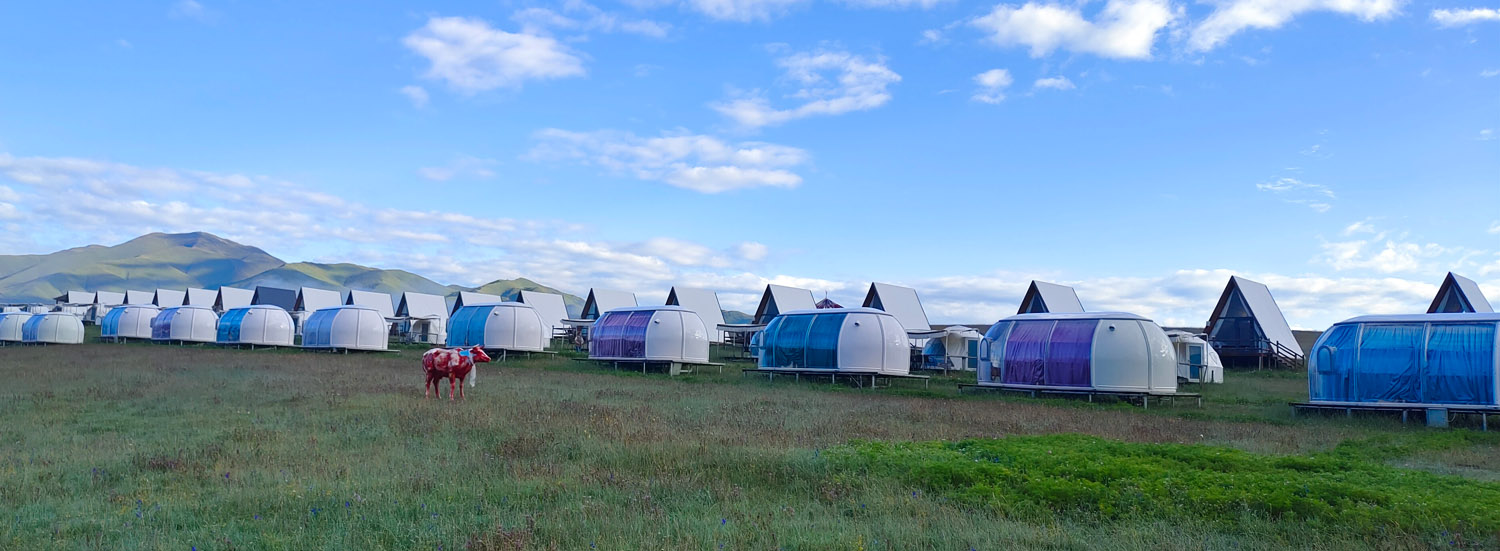 Redefining Outdoor Serenity The Luxury Oval Star Glamping Pod Dome (3)