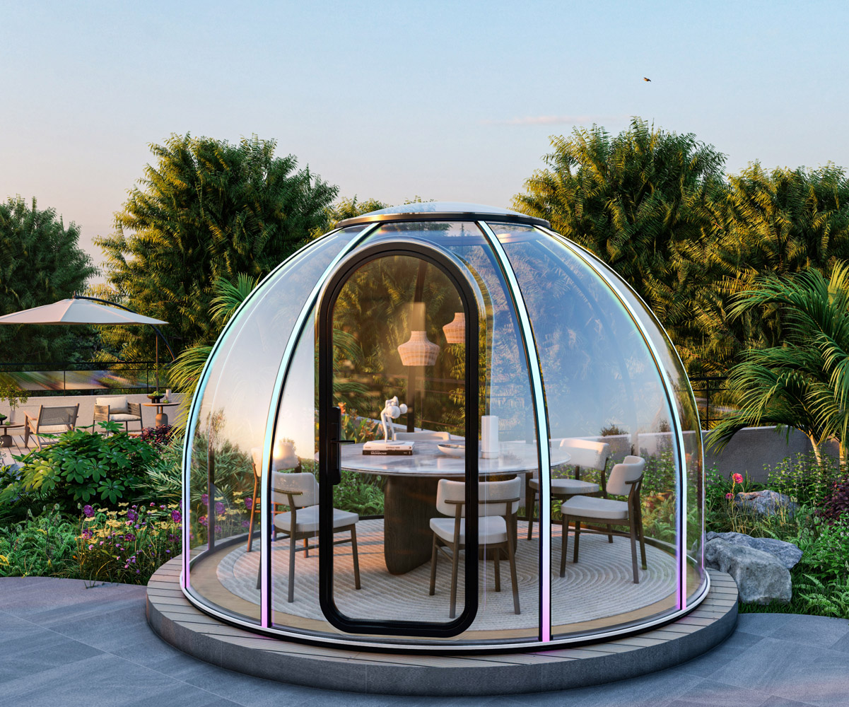 Revolutionizing Outdoor Dining: The All-New 360D Clear Polycarbonate Dining Dome