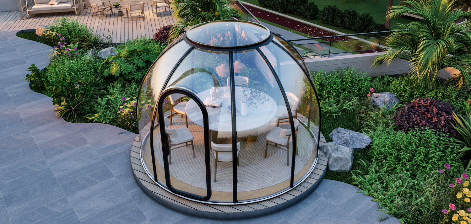 Revolutionizing Outdoor Dining The All-New 360D Clear Polycarbonate Dining Dome (3)