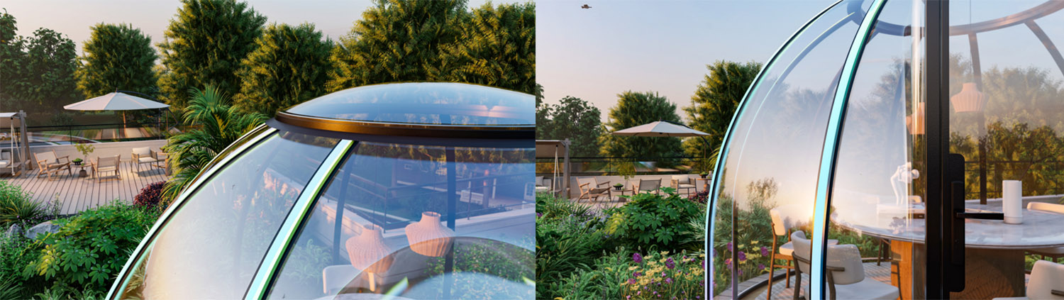 Revolutionizing Outdoor Dining The All-New 360D Clear Polycarbonate Dining Dome (6)