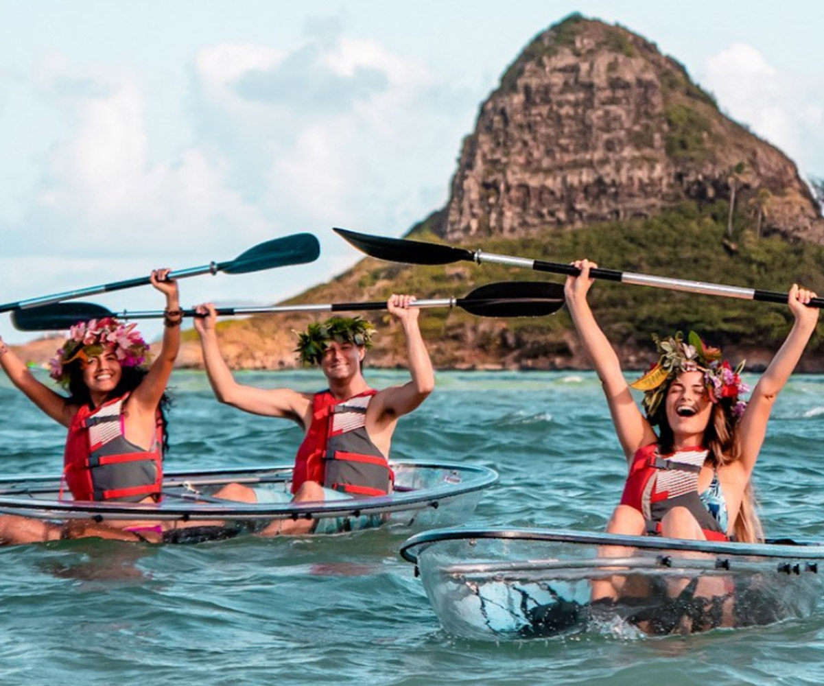 Sport Boat Canoe Transparent PC Kayak (6)