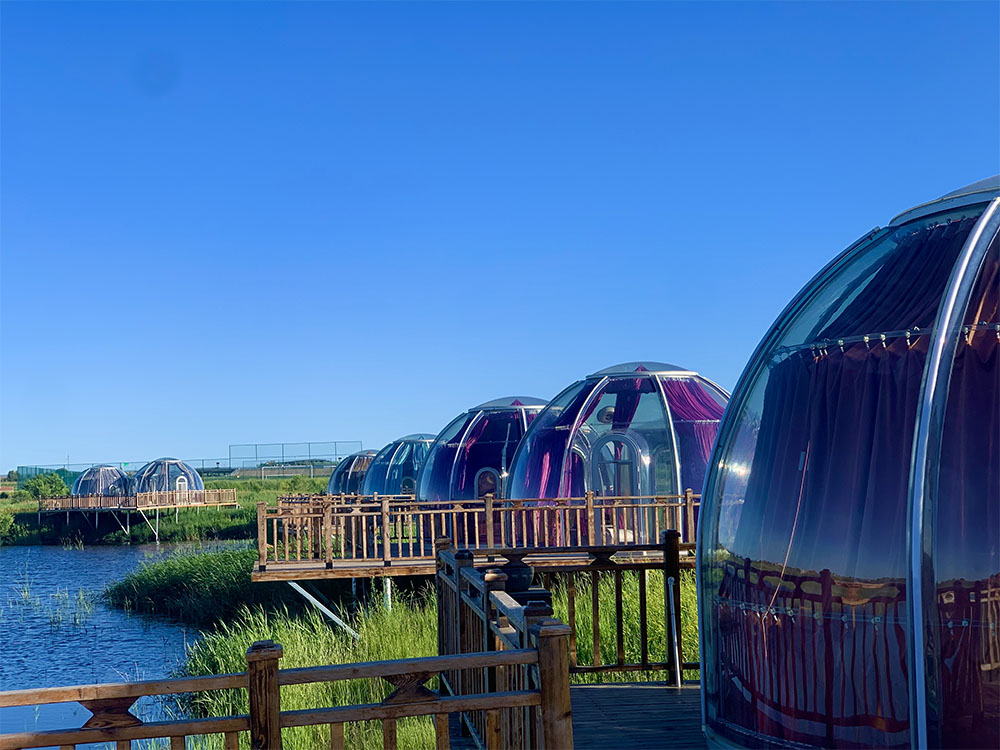 Starry Sky Circular Domed Tent (1)