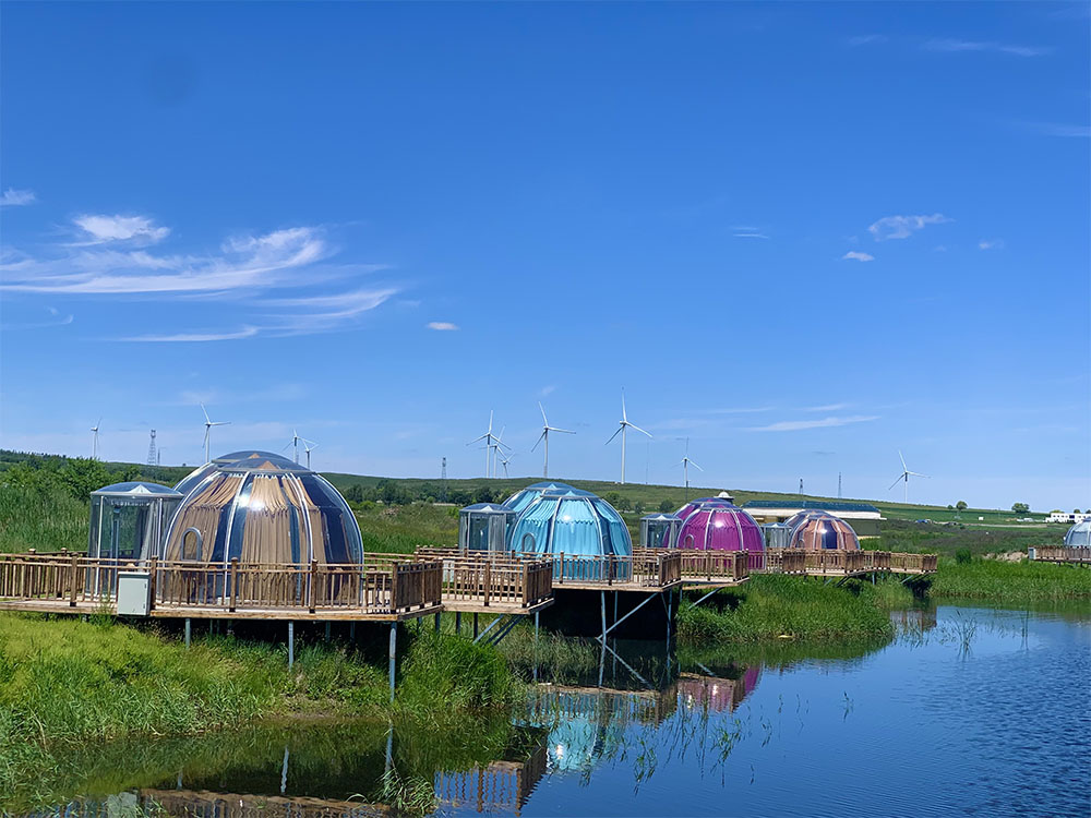 Starry Sky Circular Domed Tent (3)