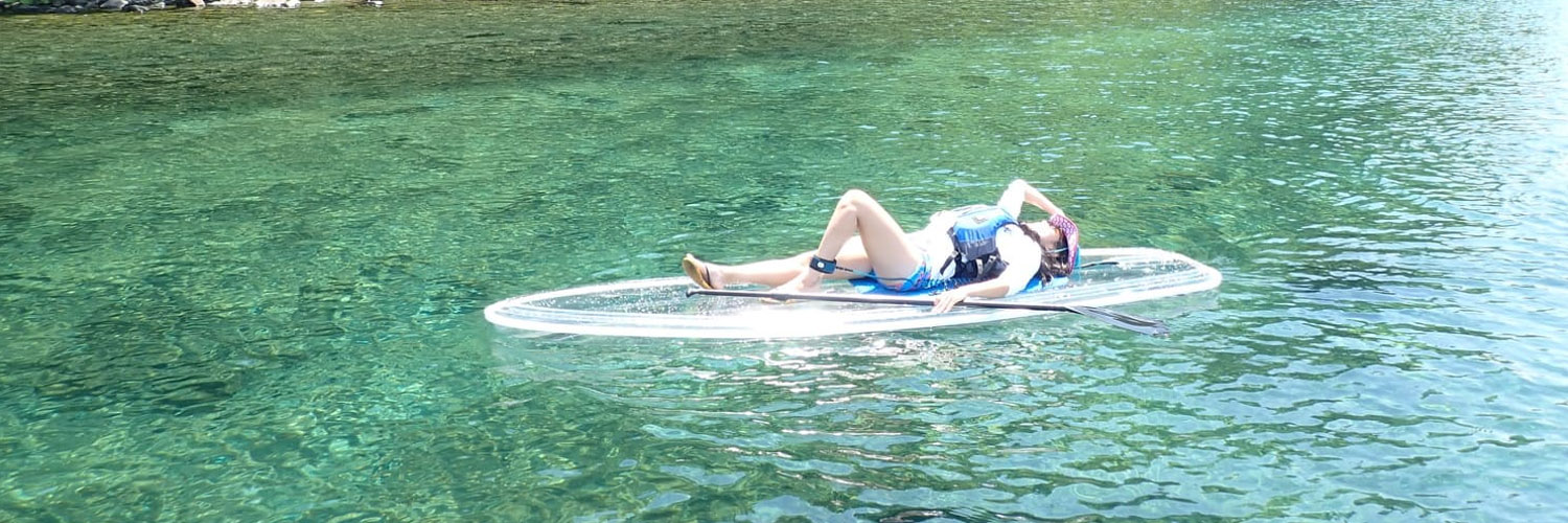 The Crystal Clear Polycarbonate Paddle SUP Board (2)
