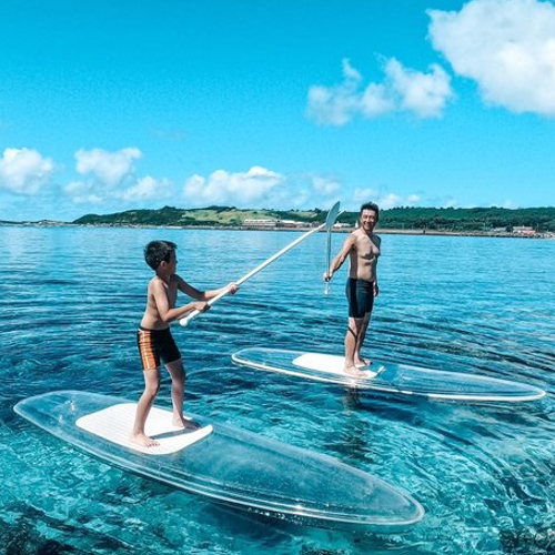 The Crystal Clear Polycarbonate Paddle SUP Board (5)