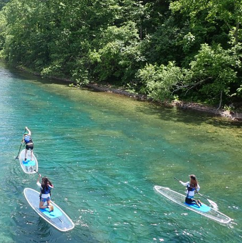 The Crystal Clear Polycarbonate Paddle SUP Board (6)