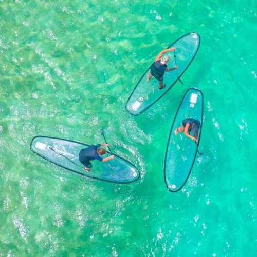 The Crystal Clear Polycarbonate Paddle SUP Board (7)
