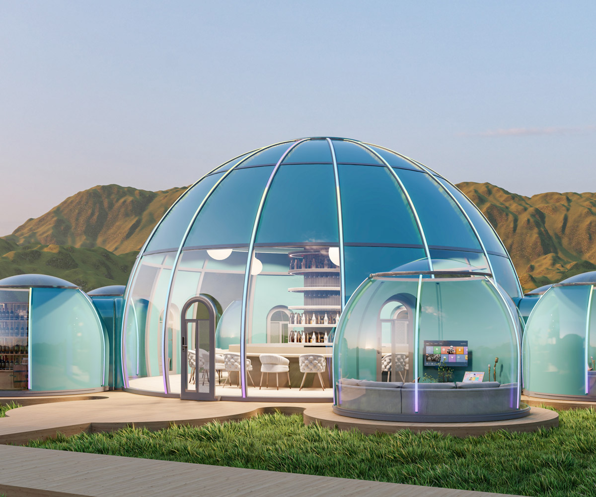 The World's Largest and Most Innovative Polycarbonate Dome Structure！