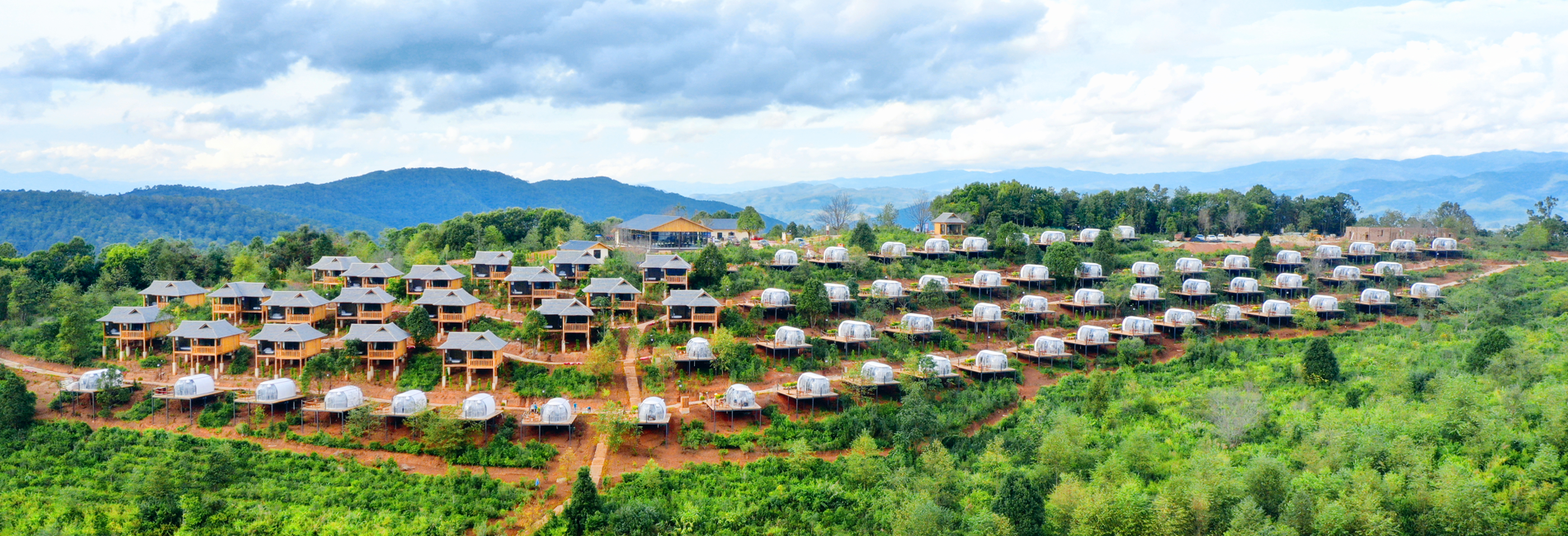 20㎡ Oval Glamping Skylight Dome Capsule Project in Yunnan: A Celestial Oasis Amidst the Peaks