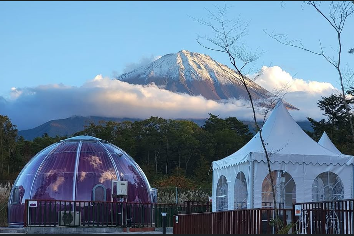 PC Outdoor Transparent Dome Room Project: A Glamping Oasis at the Foot of Mount Fuji