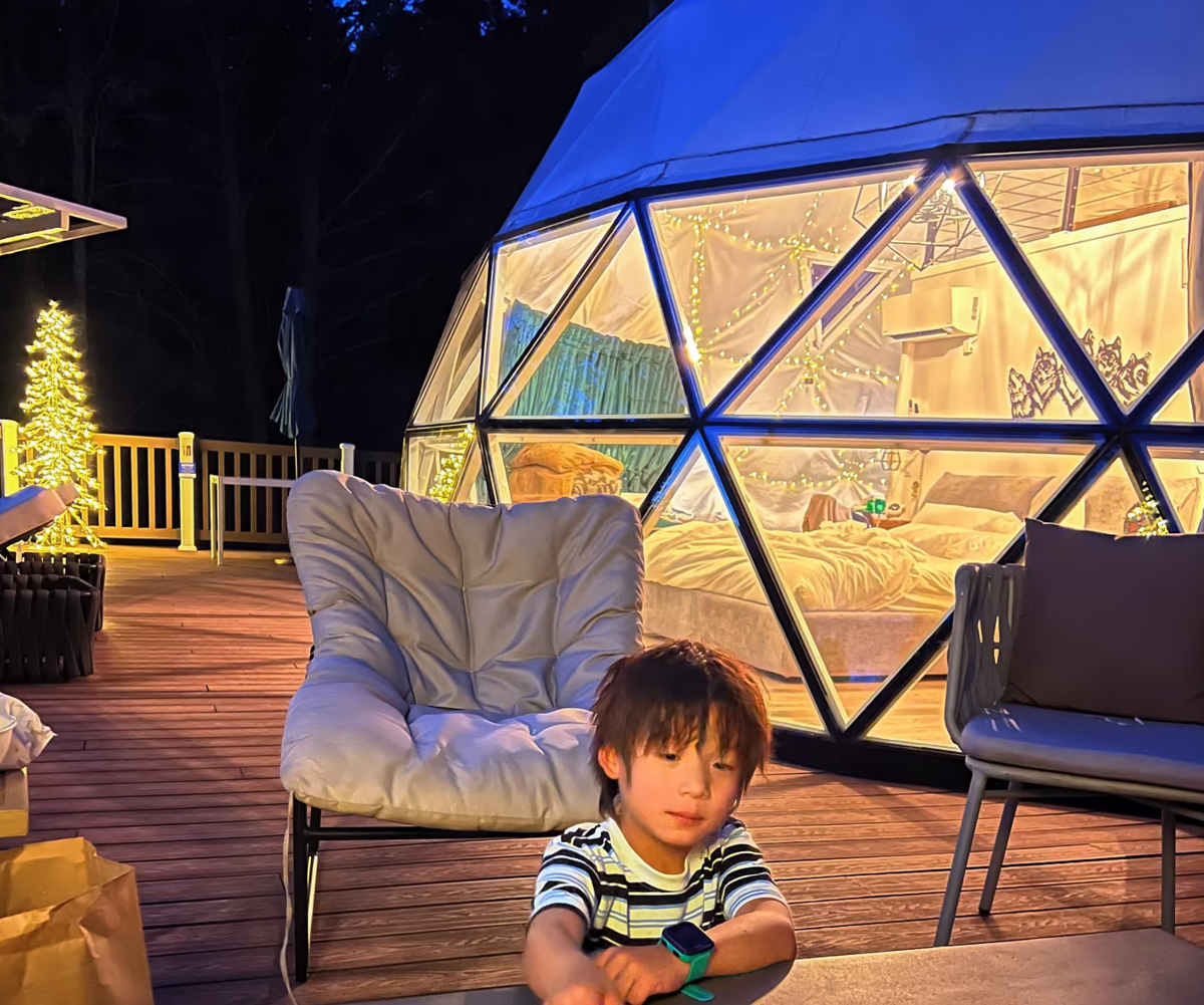 PVC Hybrid Geodesic Dome Tent