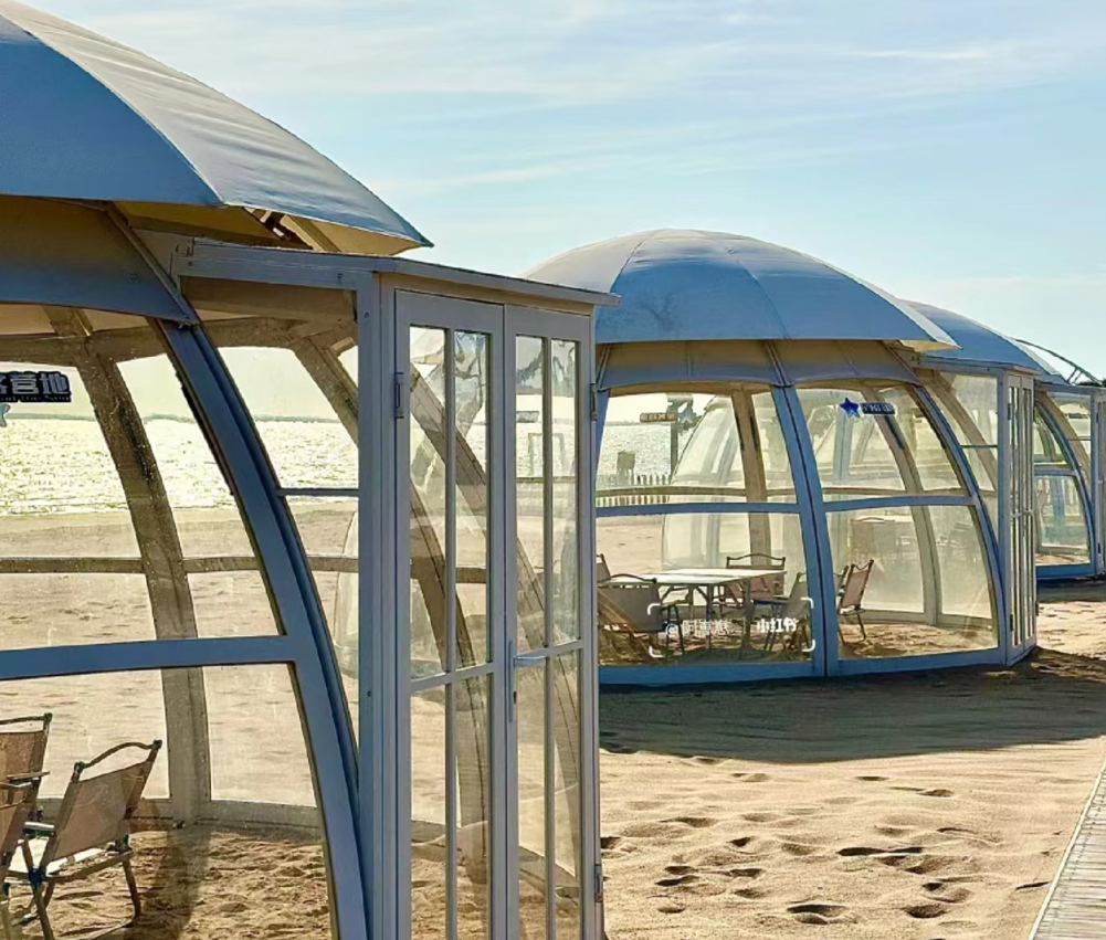 PC Dome with Openable Frame Design