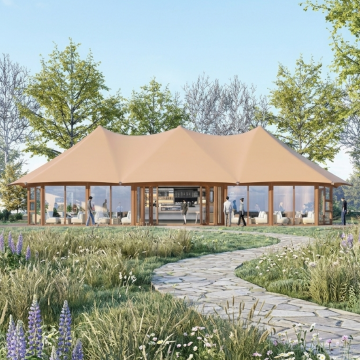 200㎡ Luxury Large Safari Tent House