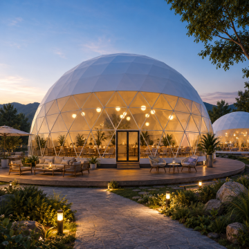 D15.0M Luxury Prefab Dome Tent Event