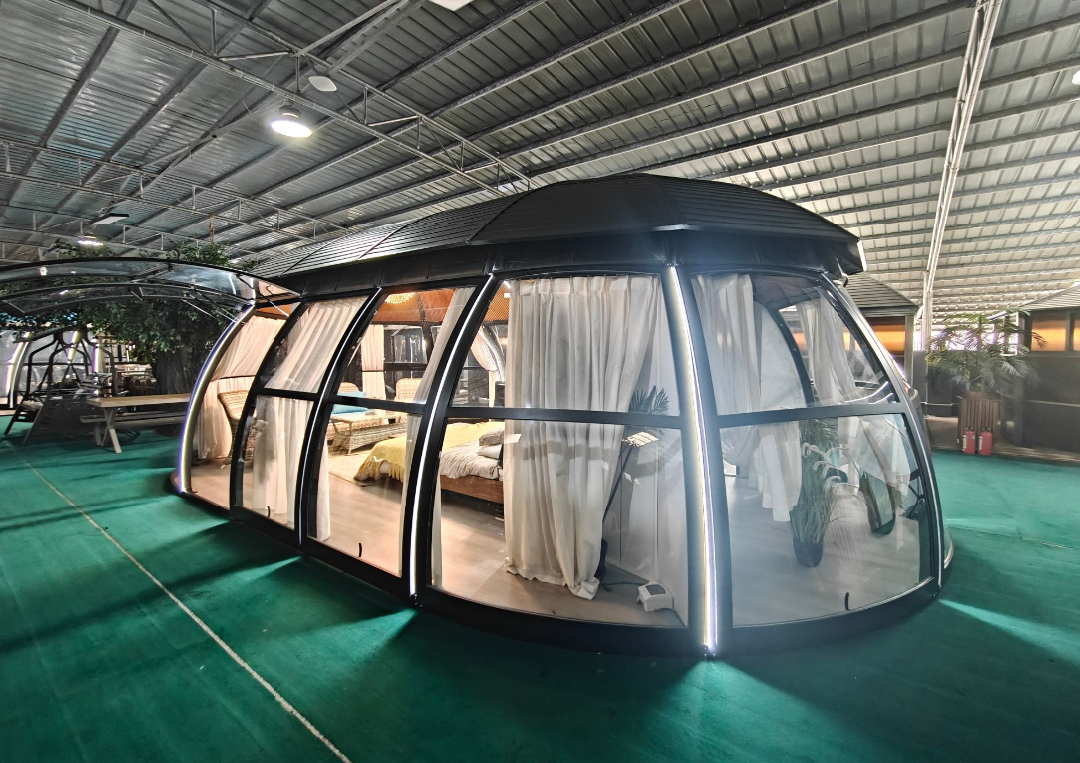 Polycarbonate Glamping Oval Dome
