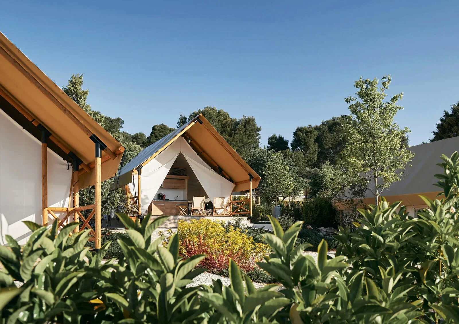 Wood Safari Hotel Tent