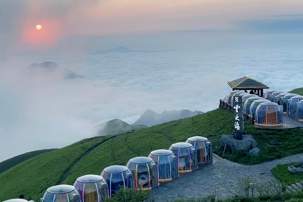 Eco Luxury PC Lodge Dome – Redefining Mountain Hospitality on Wugong Mountain