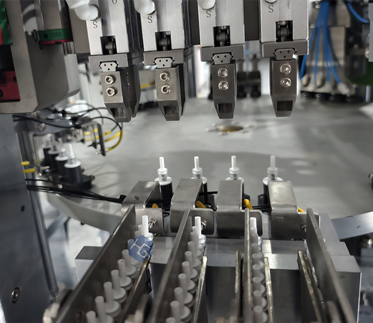 Technical Breakthrough | Huagong Automation Completes Fully Automated Nasal Spray Pump Assembly Line for Iranian Market
