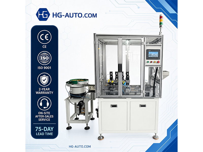 Integrated Insertion Force Testing Line for Connector Production