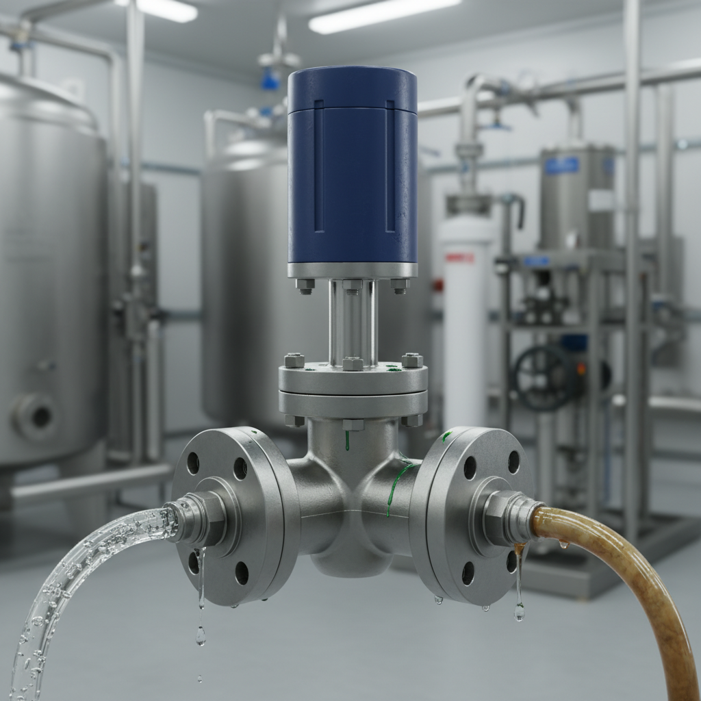 Three Way Actuator Valve For Water Treatment & Corrosive Media Applications