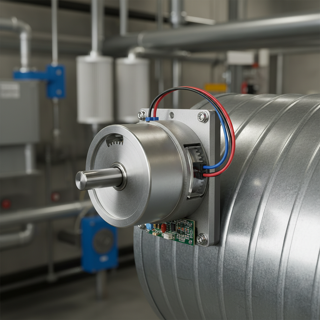 Mid Position Actuator For HVAC Systems