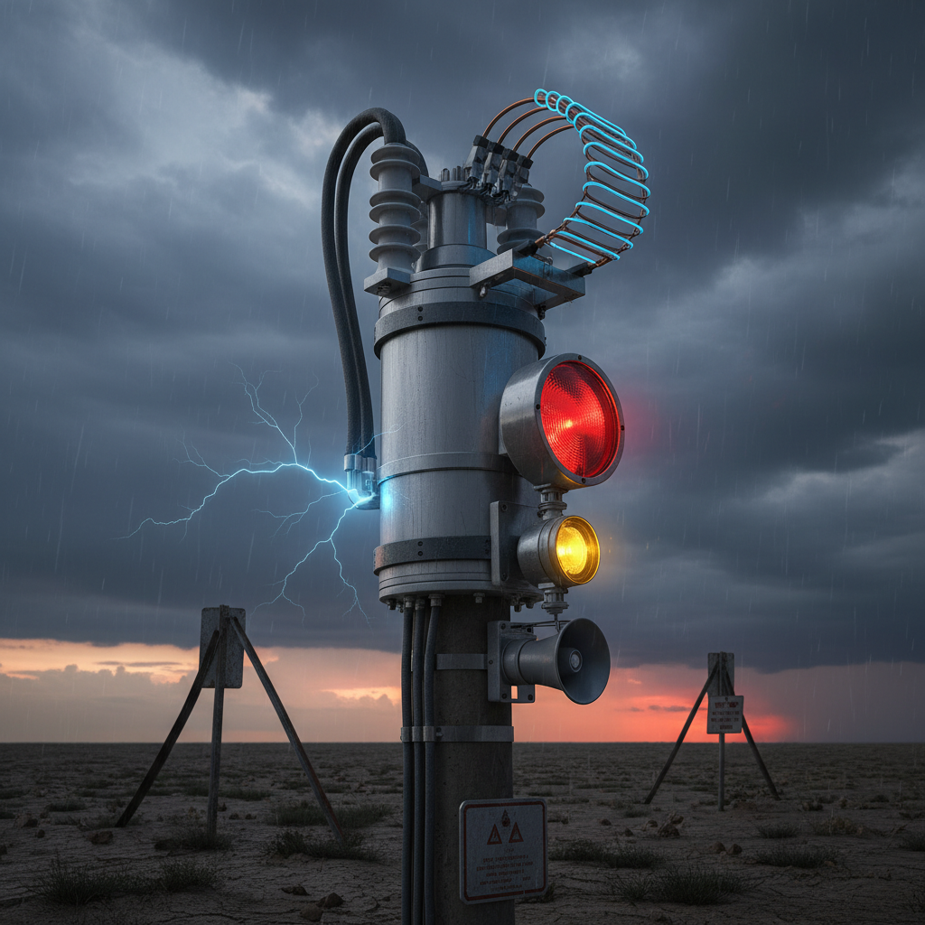 Electrical Surge Arrester For Hazard Warning