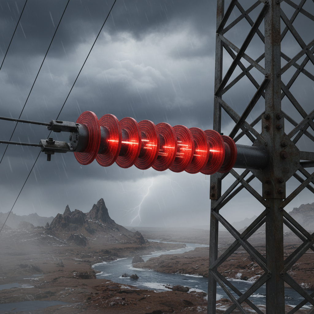 Polymeric Insulator For Hazard Warning