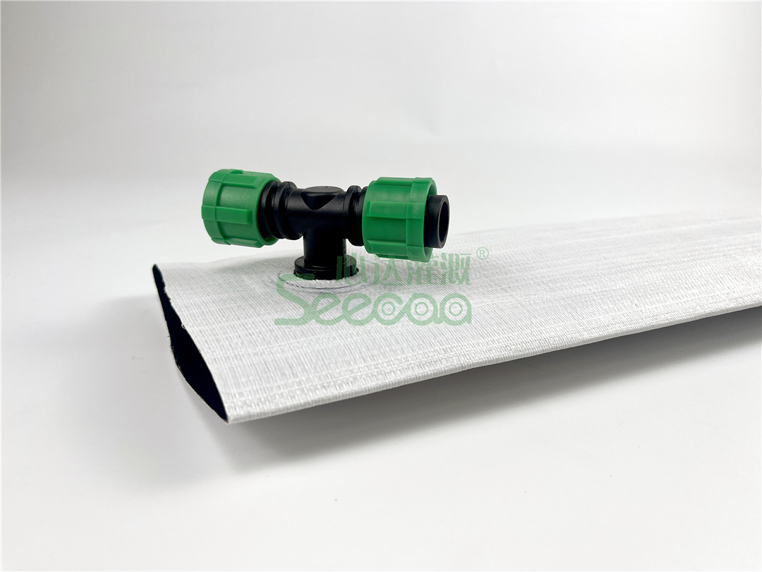 12" T-Stück mit Außengewinde und Verriegelung DN20mm für Tropfschlauch (1)