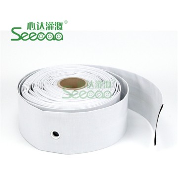 Tubo flexible con conector soldado integral, orificios de salida soldados preinstalados, salida de manguera plana de PP, tubo prefabricado