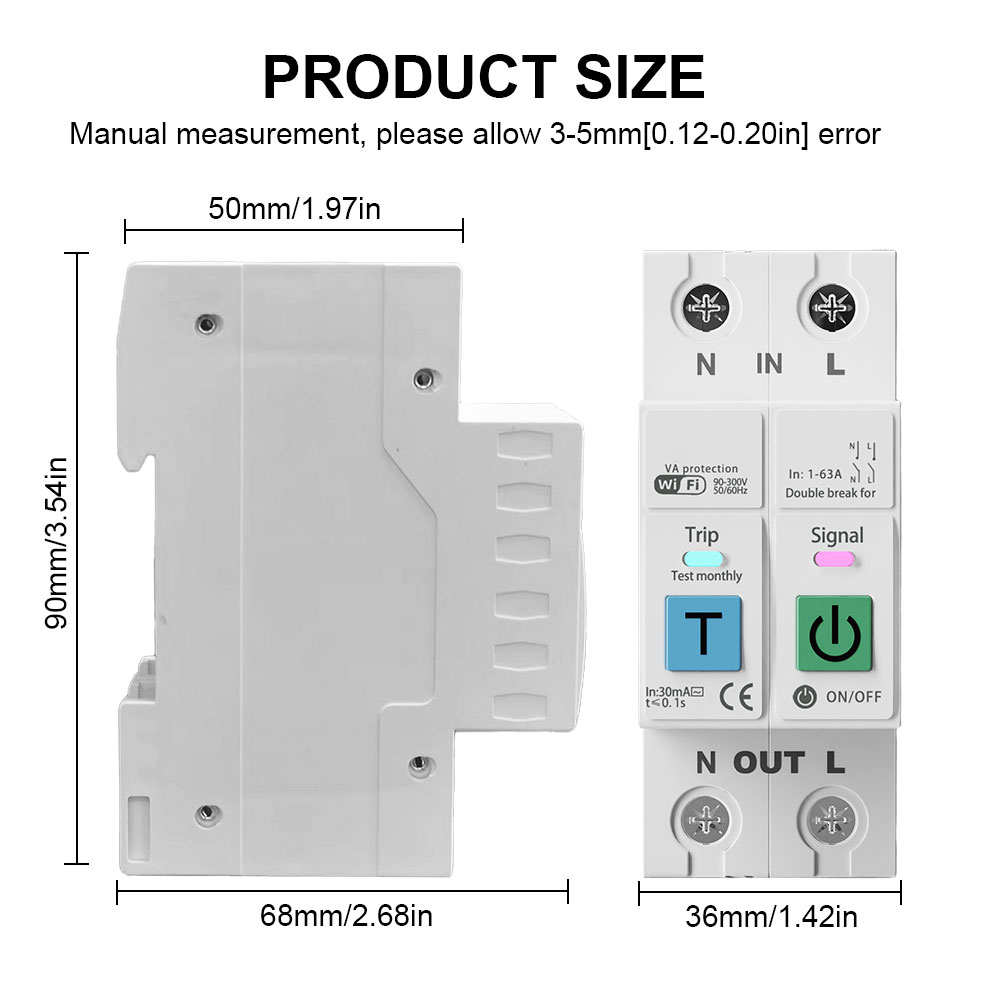 smart din rail circuit breaker