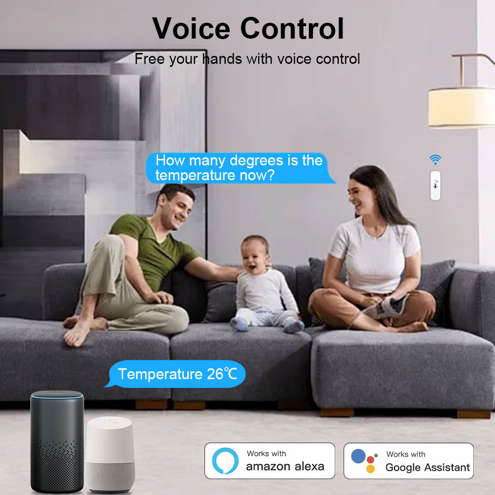 smart home temperature and humidity sensor