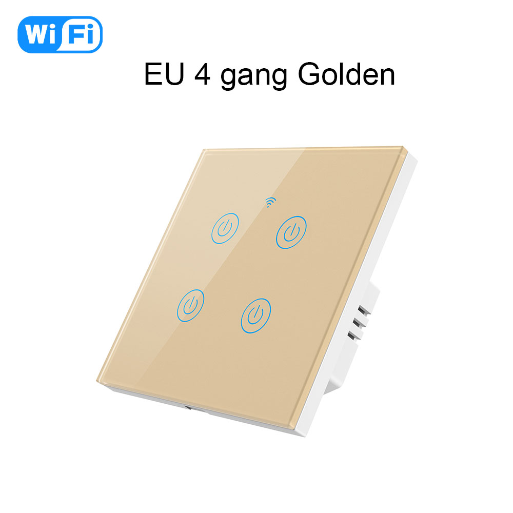EU Wifi Smart Wall Touch Light Switch Panel