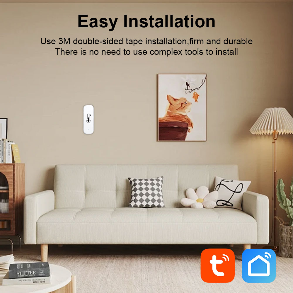 tuya wifi smart temperature humidity sensor