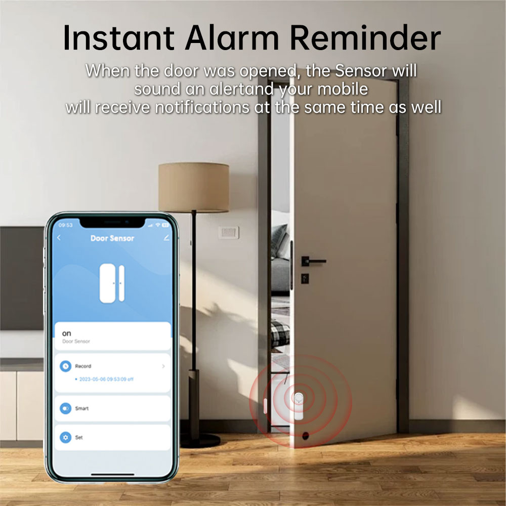 wifi door sensor alarm