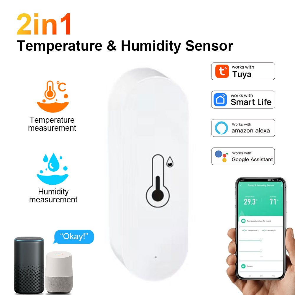 wifi smart temperature humidity sensor