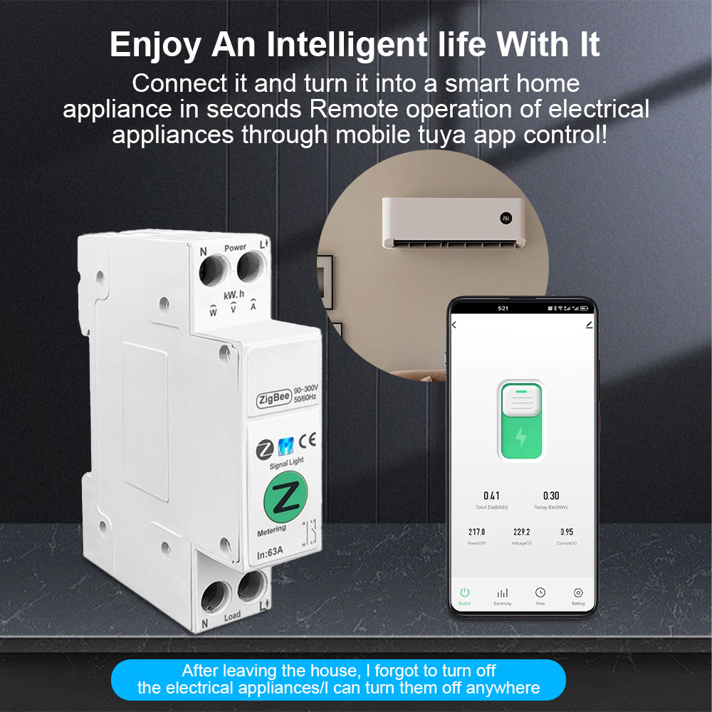 63a 1p Smart Circuit Breaker