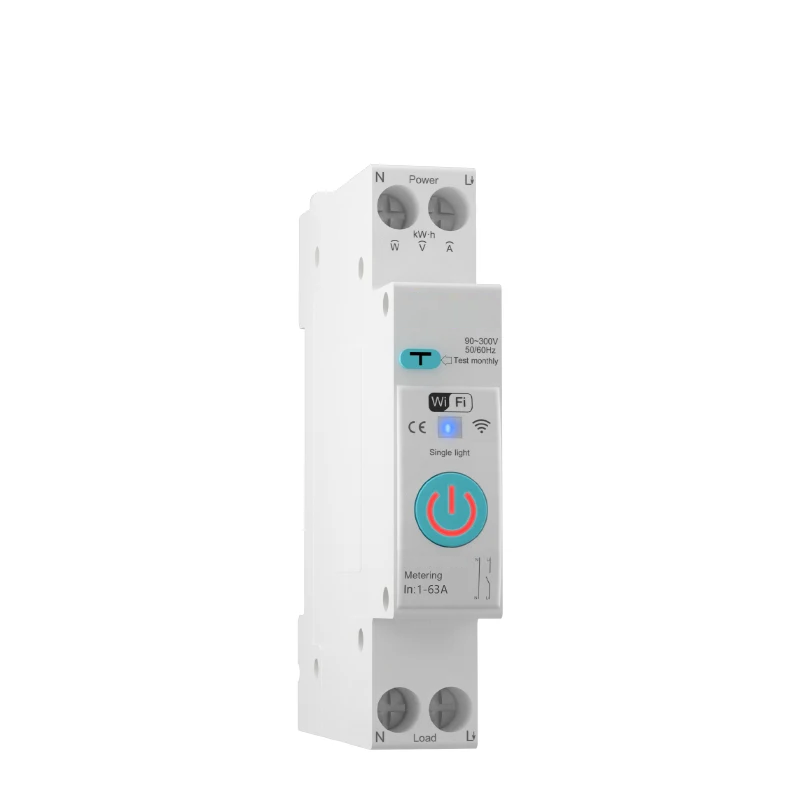 63A 1P Smart Wifi leakage Circuit Breaker
