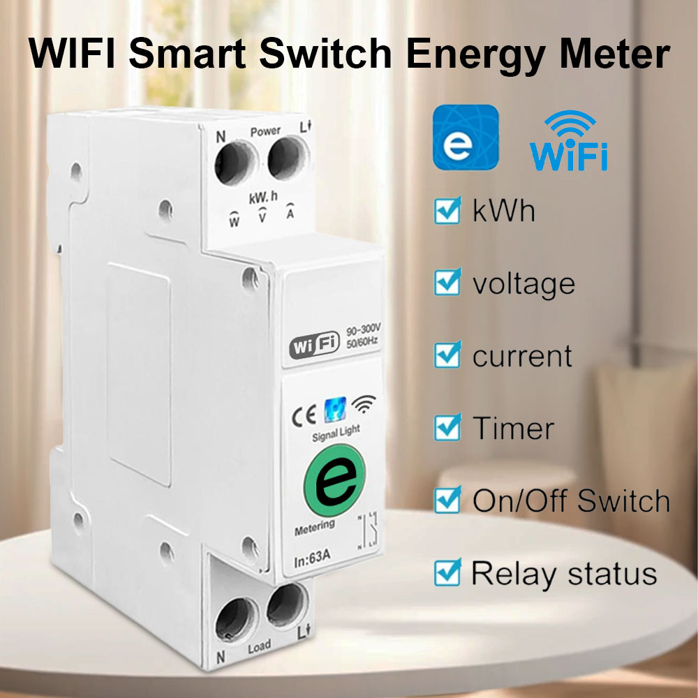 Smart Wifi Circuit Breaker 63a