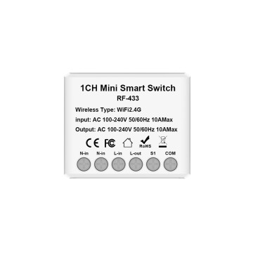 Smart Mini Wifi Switch with RF433