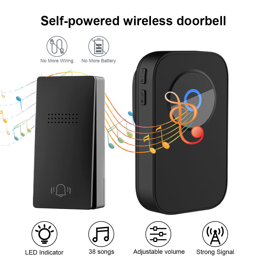kinetic self powered doorbell