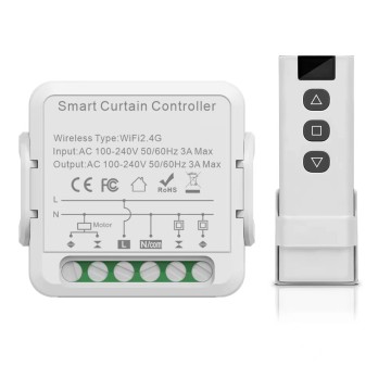 Wifi Rf Curtain Switch With Remote
