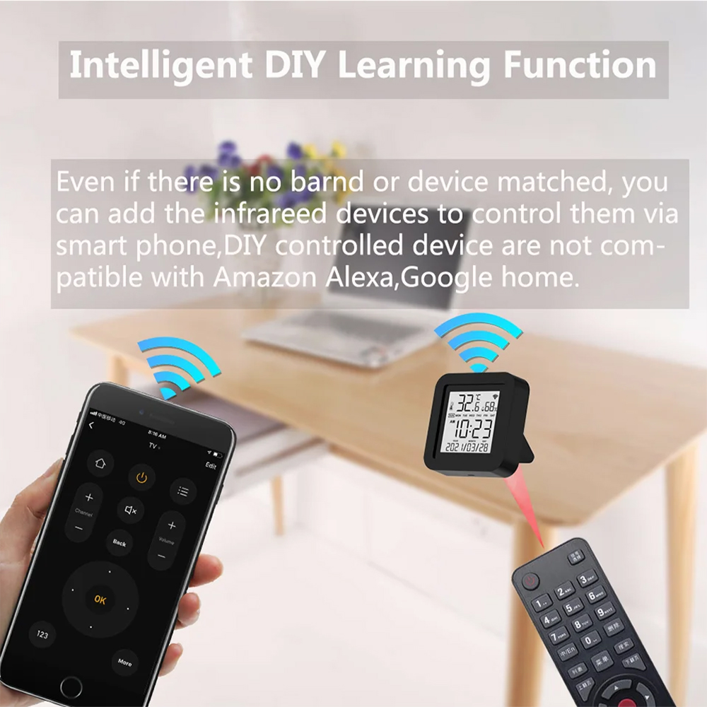 smart ir remote control with temperature and humidity sensor (2)