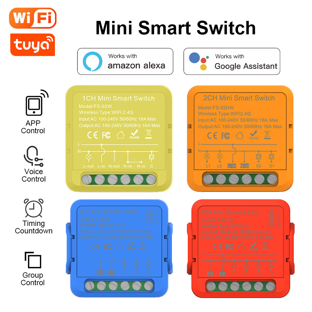 Wifi Light Switch 4 Gang (1)