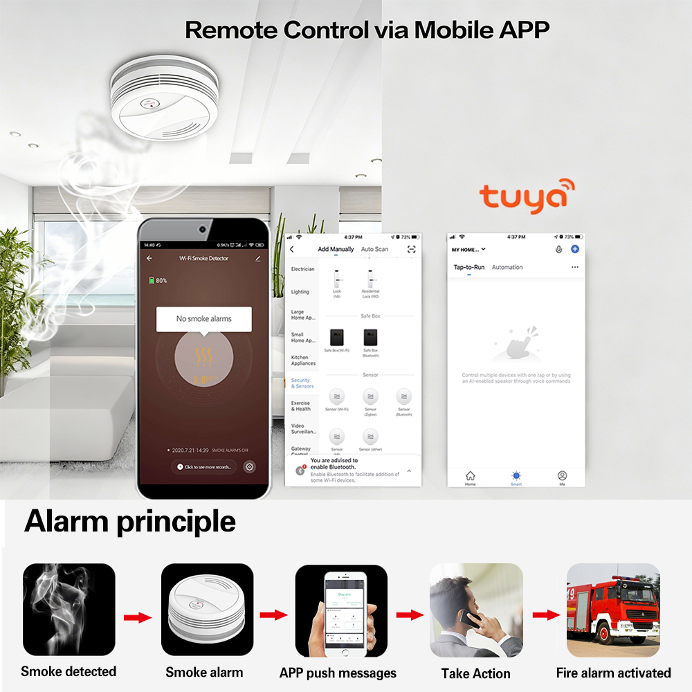 wireless smart smoke detector (9)
