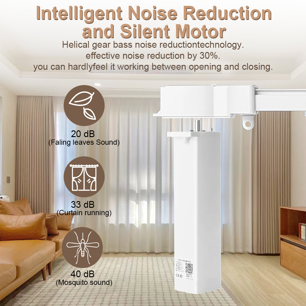 Zigbee Smart Spliced Curtain Track Motor Sets
