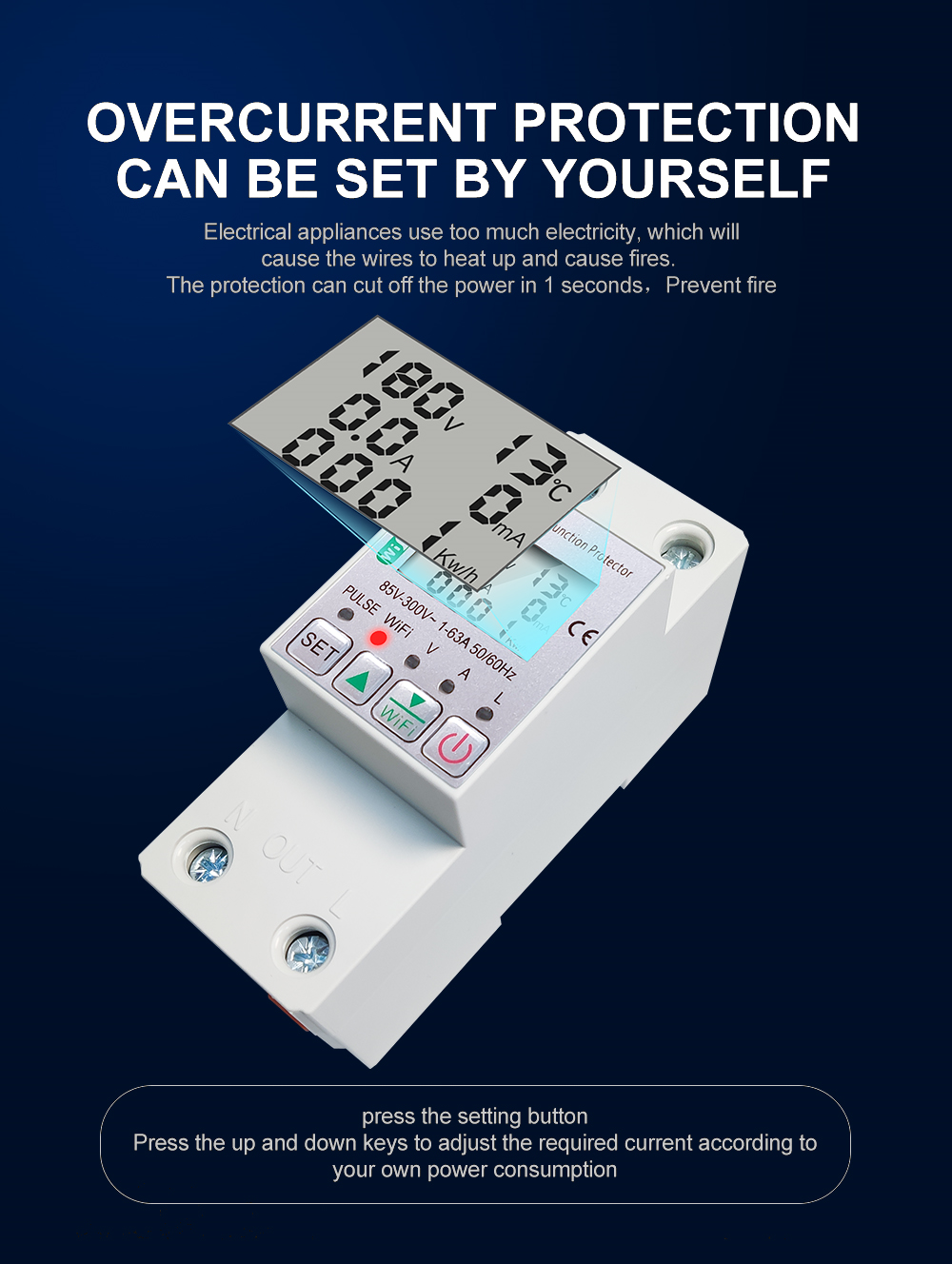 Din Rail Wifi Smart Energy Meter (4)