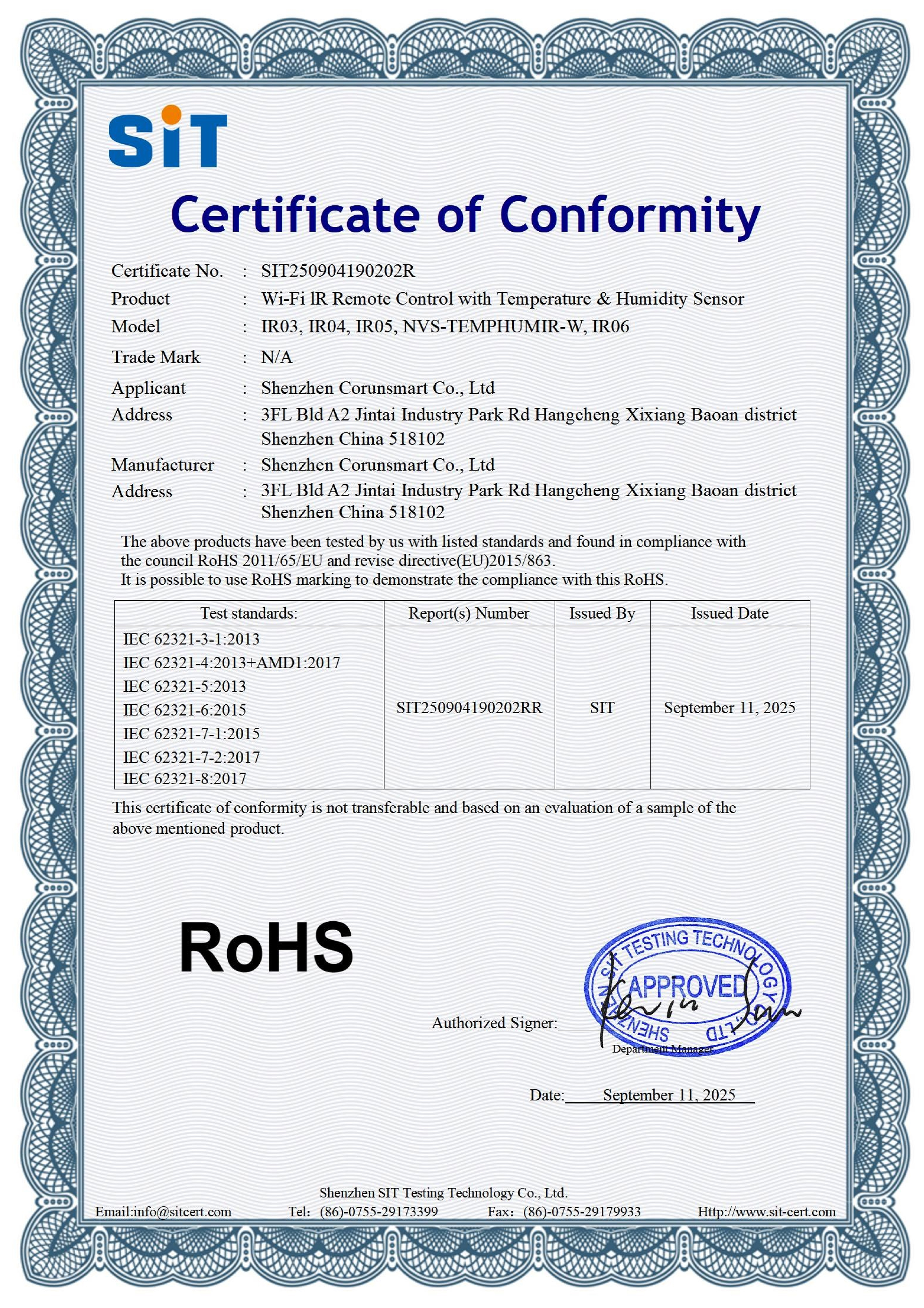 SIT250904190202R-Corunsmart-Temperature-&-Humidity-Sensor-IR03-ROHS2