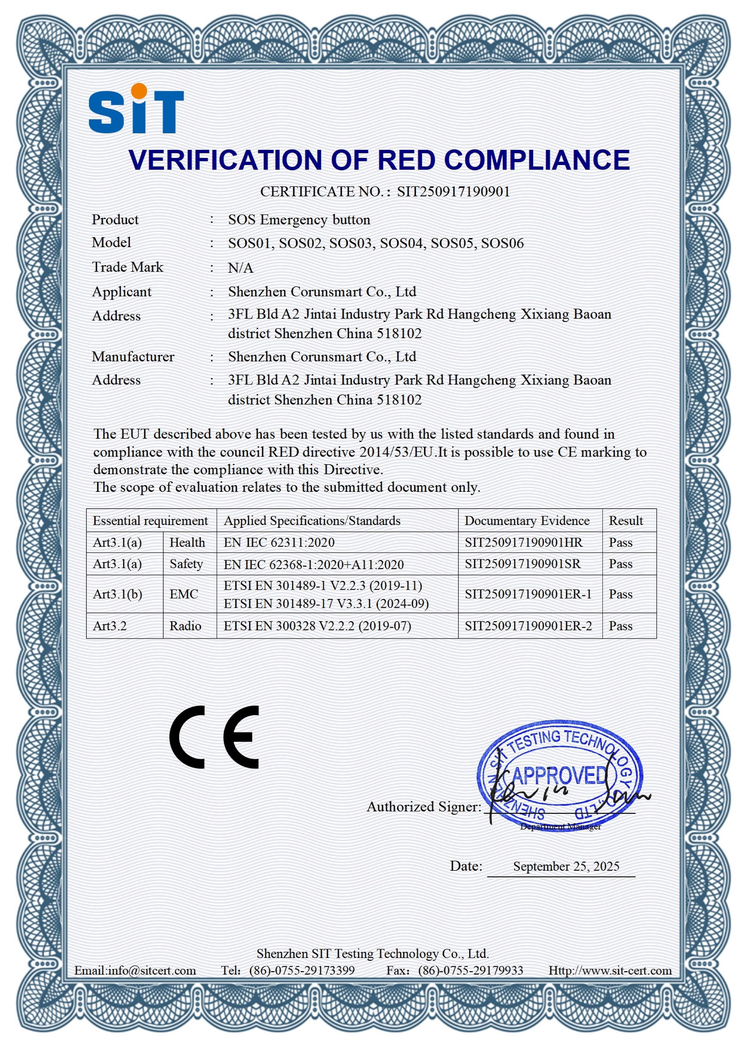 SIT250917190901-Corunsmart-SOS-Emergency-button-SOS01-RED-Certificate_01