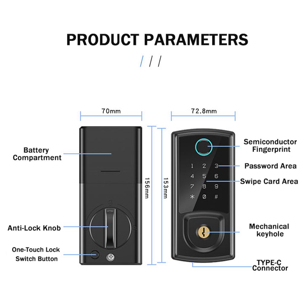 smart door lock for bedroom