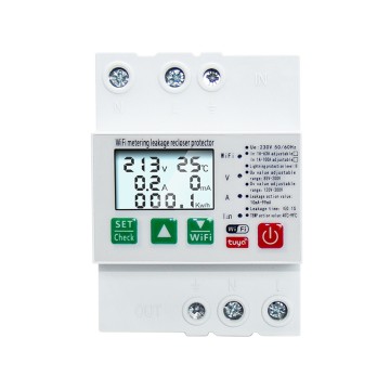 Tuya Wifi Smart Energy Meter with Leakage Protector